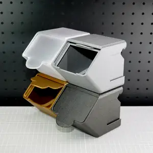 Printinplace lid box french cleats 一体打印组合零件收纳盒 洞洞板