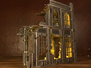 Damaged Imperial Office Wargame Terrain