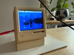 Macintosh Side Screen Raspberry PI Zero 2 W Base