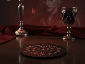 Astarion’s Ritual: BG3 Vampire Ascendant Coaster