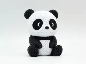 Knitted Panda
