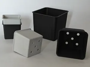 Stackable Square Seedling Pots | 3 Sizes