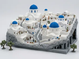 CIDADE DE OIA EM SANTORINI