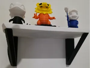 mensola da parete effetto muro di mattoni