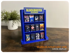 Blockbuster Mini VHS Movie Display