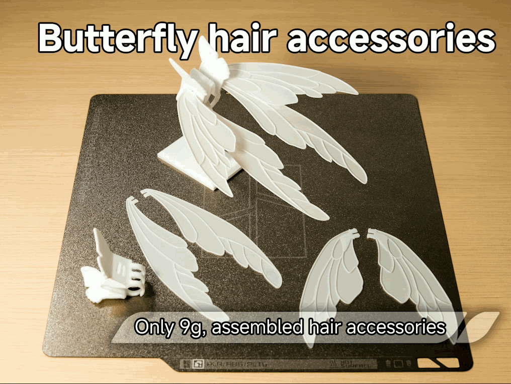 Butterfly hair accessories Only 9g
