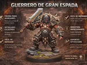 GERRERO BARBARO CON GRAN ESPADA