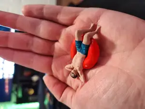 Little Dude on a Pool Float