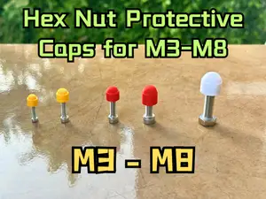 Hex Nut Protective Caps for M3-M8
