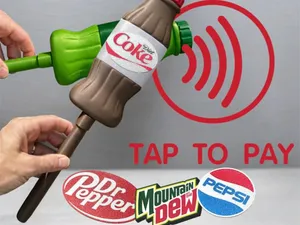 Soda Pop Tap to Pay Magic Wand Drink