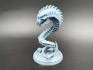 Giant Skeletal Undead Desert Serpent - RPG D&D