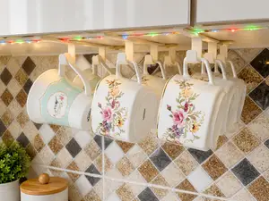 Under Cabinet Cup Hanger – Kitchen Mug Rack