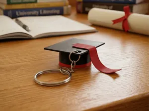 Graduation Cap Keychain – Prom Gift Idea