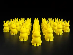 50 Mini Bunny Army – Fast Print without supports