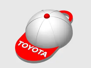 Toyota Cap Keychain