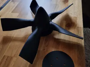 Propeller_5 Blatt für 3D-druckbarer Turboprop-Moto