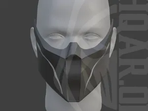 Noob Saibot mask from Mortal Kombat 11 - Shadow
