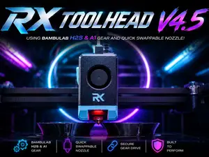 RX TOOLHEAD V4.5 using Bambu H2S/A1 gear & Hotend