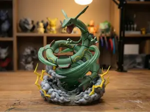 Rayquaza Storm Diorama