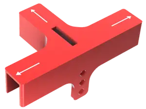 T-Type Marking and Mounting Bracket Furniture 18mm