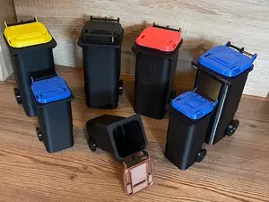 New Version trash bin cash can Waste Bin Coin Bank