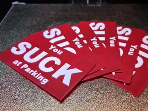 You Suck at Parking Cards
