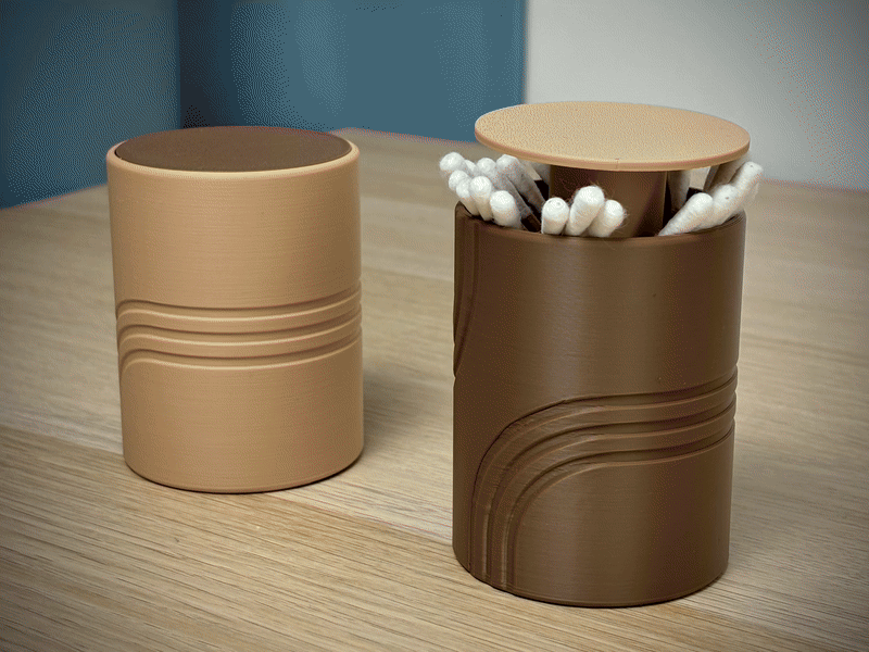Pop-Up Storage Box | Press-to-Open Organizer