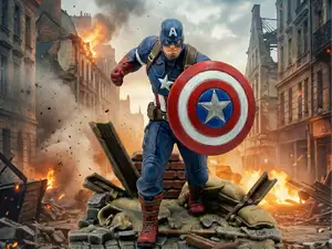 Captain America: First Avenger WWII Diorama
