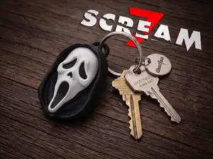 Ghost Face Pendant 60mm AMS
