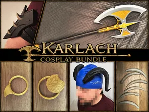 Baldurs Gate 3  Karlach Cosplay Bundle