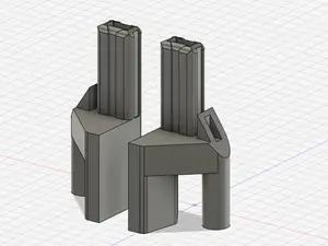Fiat Panda II Hinge hooks for the trunk shelf