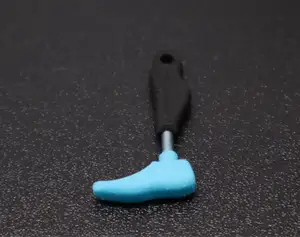 Prosthetic leg keychain