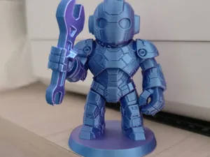 Chibi Mech Fixer – Mini Robot Mechanic Figure