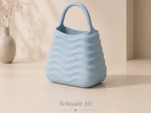 Solmade 3D Ocean Wave Handbag