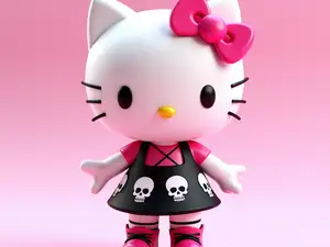 Goth Hello Kitty