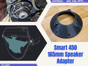 Smart Fortwo 450 Speaker upgrade 100 -> 165mm