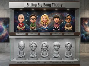 SENTADITOS BIG BAN THEORY
