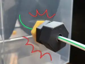 米桶干燥箱旋紧式适配4mm 特氟龙铁氟龙管PTFE固定连接件(无需五金)