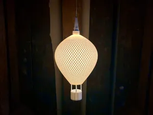 Lampenschirm Heißluftballon