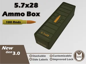 Ammo Storage Box 5.7x28 FN 100 Rounds