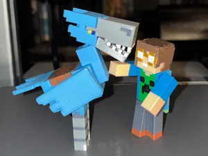 Minecraft Aether Legends Moa Figure By Jaebii
