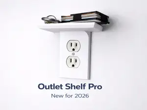 Outlet Shelf Pro ( 2 or 4 plug model)