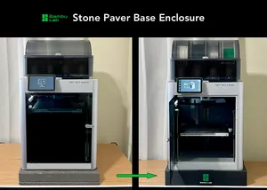 Custom enclosure for Printers with Concrete Base