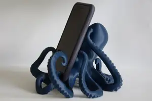 Octopus Sculpture + Smartphone mount