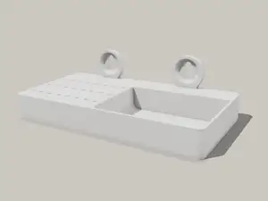 IKEA Skadis Dremel Storage using T-Clips