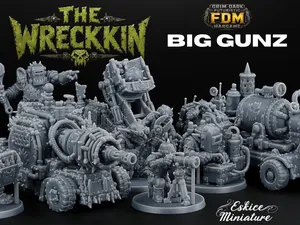 BIG GUNZ BATTERY - 32mm Grim Dark Wargame