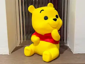 坐姿 维尼熊 多色拆件打印(无需ams)