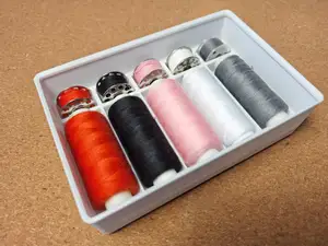 Gridfinity sewing Thread & Bobbin Holder stackable