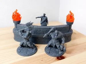 GLADIATOR Champions & Emperor - 3 miniatures