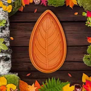 Beech leaf cookie cutter / stamp (autumn set)